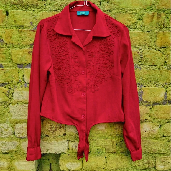 Tops - Embroidered Shirt